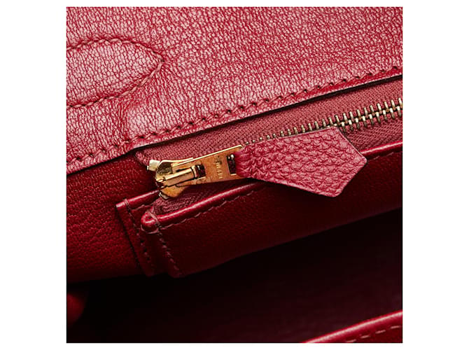 Hermès Borse HERMES Birkin 30 Rosso - vista 8