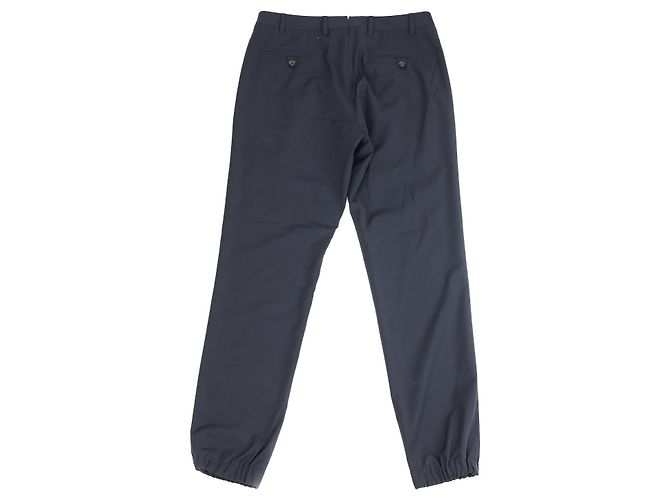 Corneliani Men's Navy Blue Wool Pants 46 - view 2