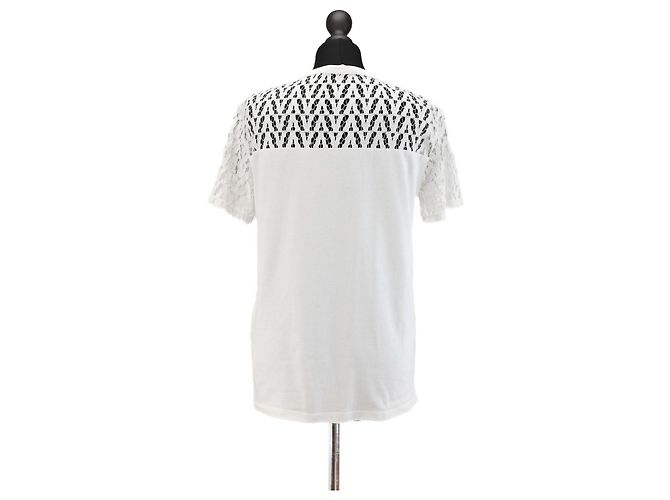 Blusa de algodón Valentino Garavani blanca de manga corta Blanco - vista 4