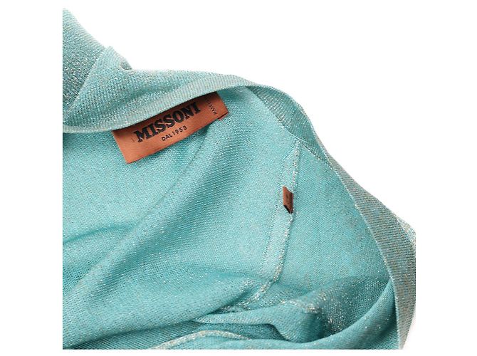 Missoni Strickbluse aus Viskose in Grün - Ansicht 5