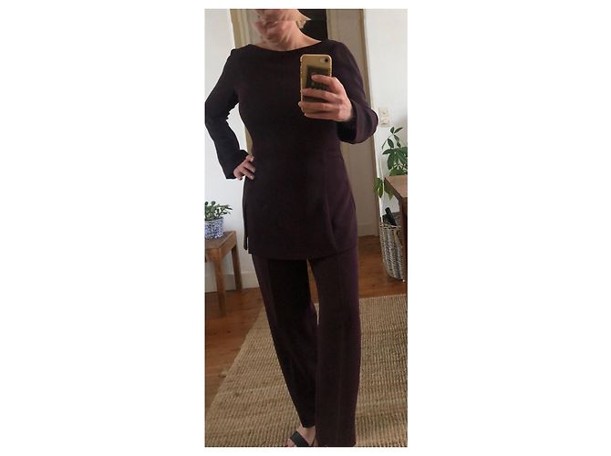 Max Mara Pantsuit Prune Polyester - view 6