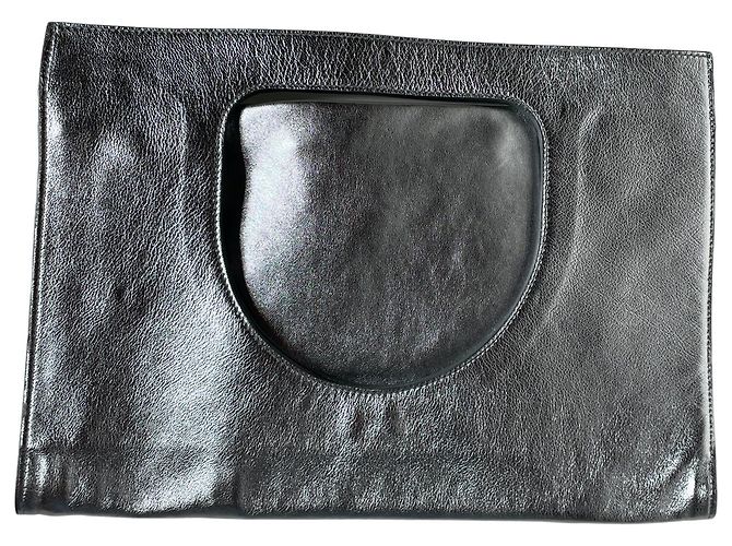 Borsa a tracolla Tom Ford Alix in pelle argento - vista 10