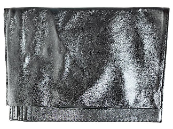 Borsa a tracolla Tom Ford Alix in pelle argento - vista 11
