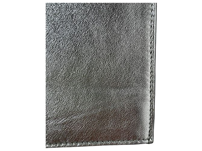 Borsa a tracolla Tom Ford Alix in pelle argento - vista 7