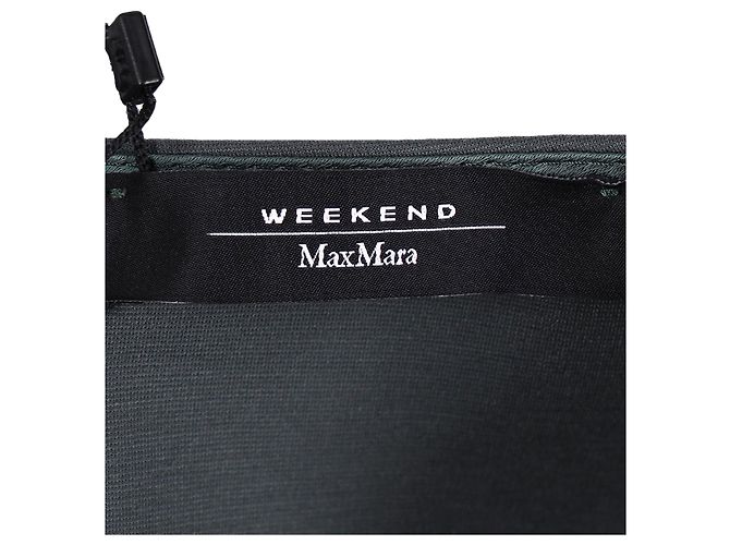 Autre Marque Langärmlige Max Mara Weekend-Bluse aus grünem Polyester - Ansicht 4