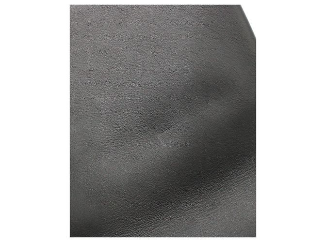 Céline Clutch Celine plegable en cuero negro y morado - vista 3