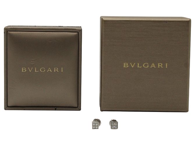 Bulgari Orecchini Bvlgari Lucea con diamanti in oro bianco Argento Metallico - vista 7