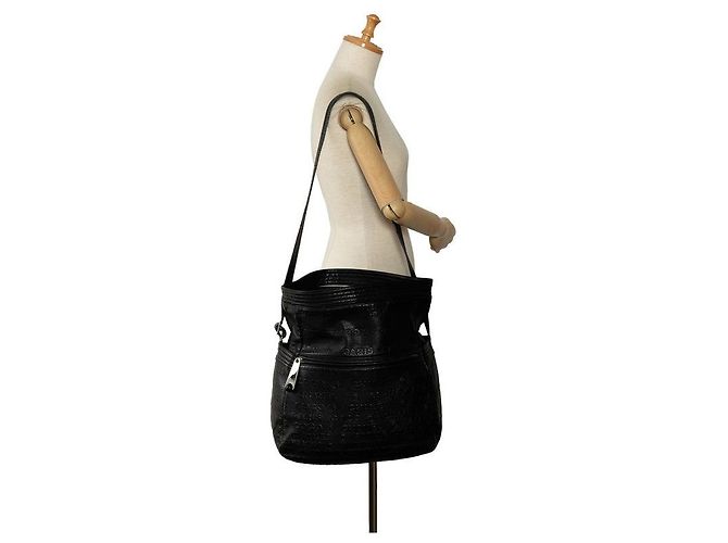 Chanel Sac messager illimité à logo embossé - vue 10