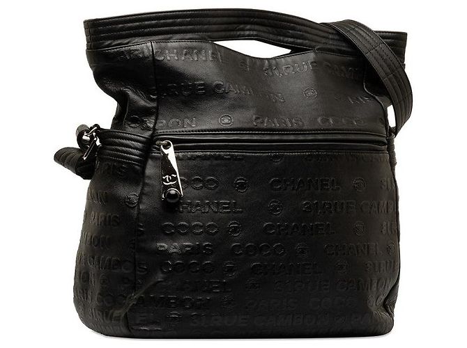 Chanel Sac messager illimité à logo embossé - vue 2