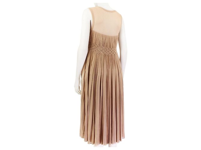 Alaïa Vestido de origami de lujo Alaia Beige - vista 4