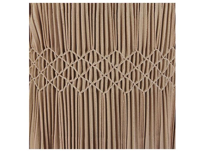 Alaïa Vestido de origami de lujo Alaia Beige - vista 7