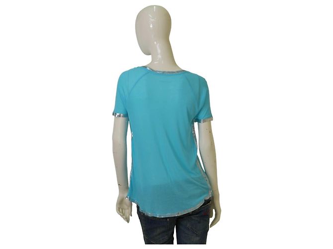 T-shirt Margot Foil blu e argento Zadig & Voltaire in modal S - vista 2