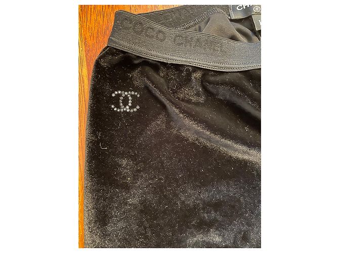 Chanel Pantalones, leggings Negro - vista 2