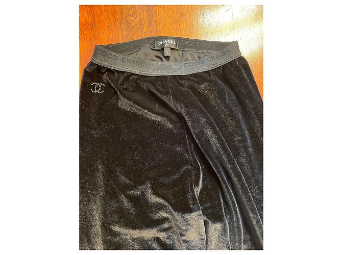 Chanel Pantalones, leggings Negro - vista 3