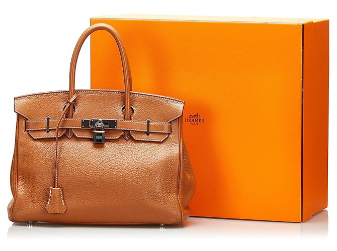 Hermès Borse HERMES Birkin 30 Marrone - vista 12