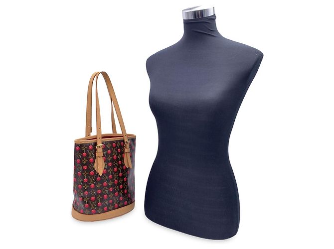 Borsa tote Louis Vuitton Murakami Cerises Marrone - vista 2