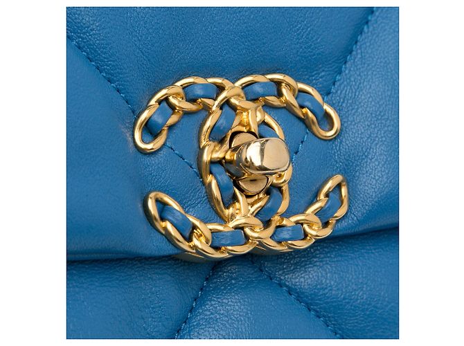 CHANEL Sacs à main Chanel 19 Bleu - vue 10