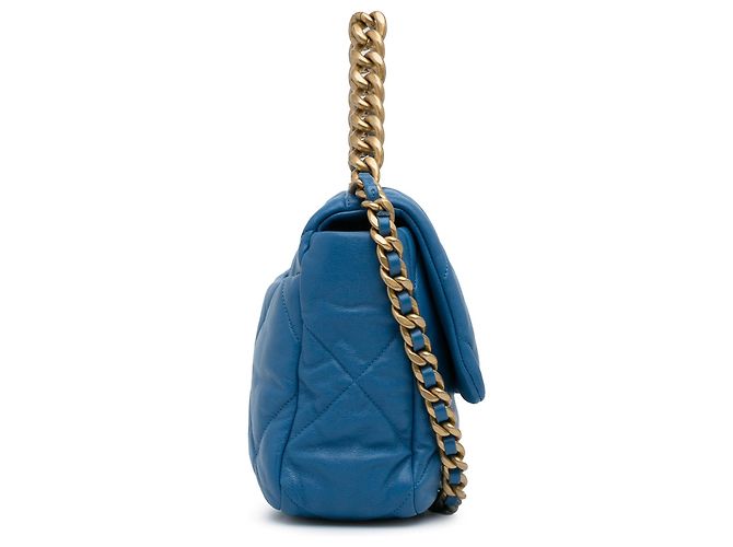 CHANEL Sacs à main Chanel 19 Bleu - vue 3