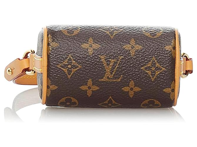 Speedy LOUIS VUITTON Breloques de sac Marron - vue 4