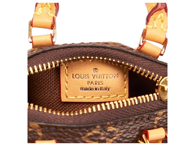 Speedy LOUIS VUITTON Breloques de sac Marron - vue 6
