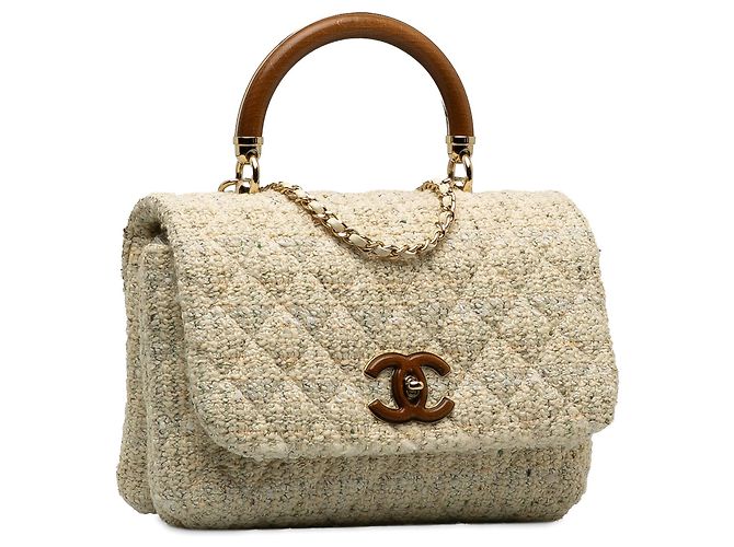 Coco Handle Bolsos CHANEL Mango Coco Blanco - vista 2