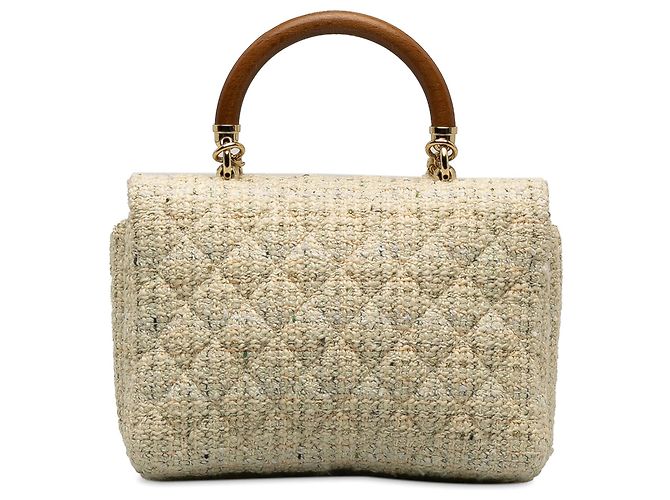 Coco Handle Bolsos CHANEL Mango Coco Blanco - vista 3