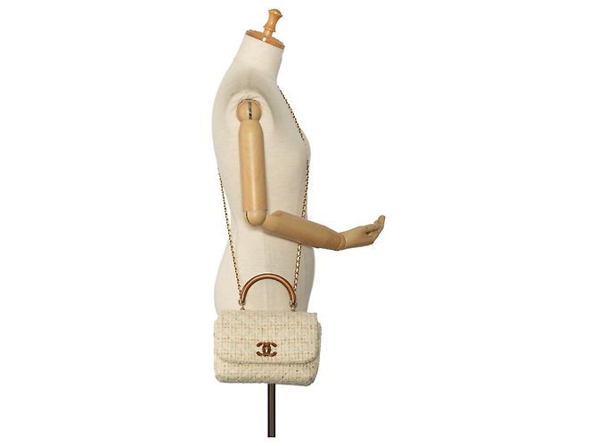 Coco Handle Bolsos CHANEL Mango Coco Blanco - vista 9