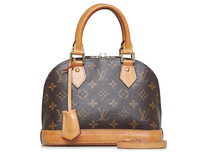 Alma Sacs à main LOUIS VUITTON Marron - vue 14