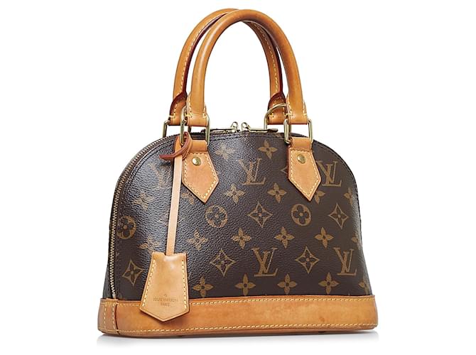 Alma Sacs à main LOUIS VUITTON Marron - vue 2
