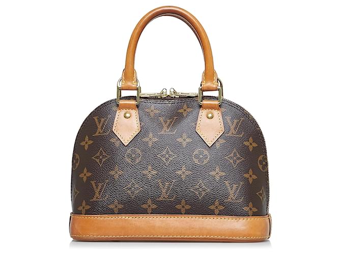 Alma Sacs à main LOUIS VUITTON Marron - vue 3