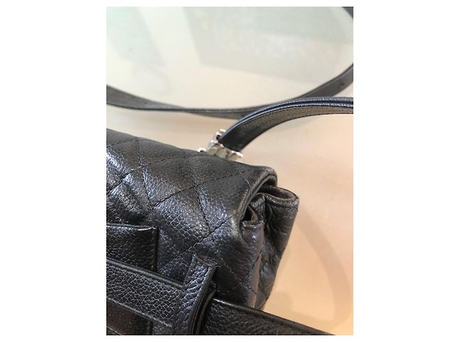 Timeless Marsupio Chanel in pelle di agnello nero - vista 12