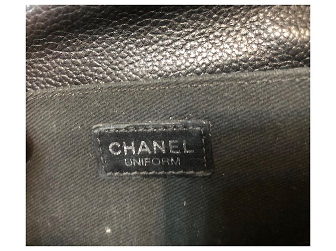 Timeless Marsupio Chanel in pelle di agnello nero - vista 19