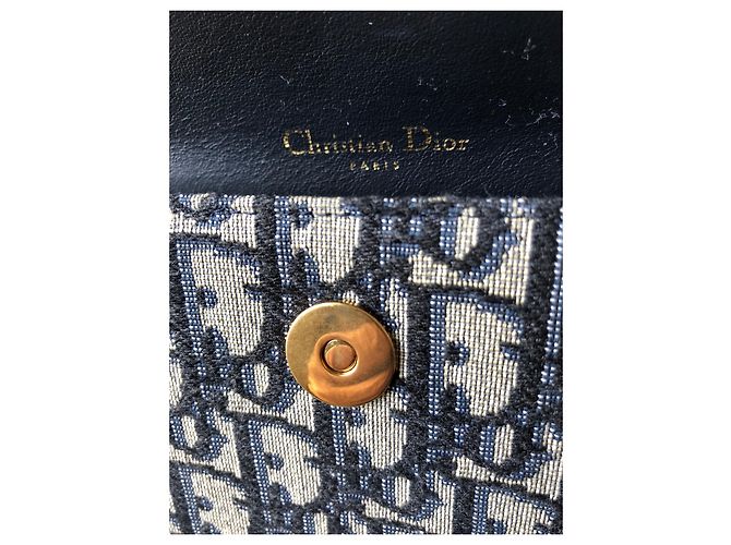 Pochette cintura Saddle Dior Oblique blu jacquard - vista 3