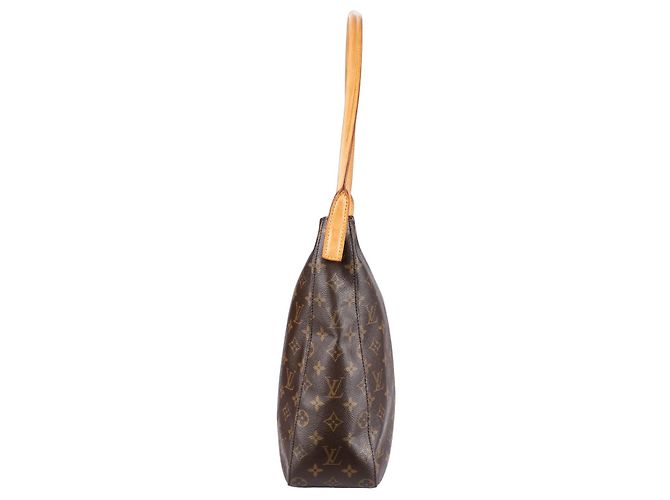 Looping Monograma Louis Vuitton Canvas Speedy 30 Bolsa Marrom - vista 5