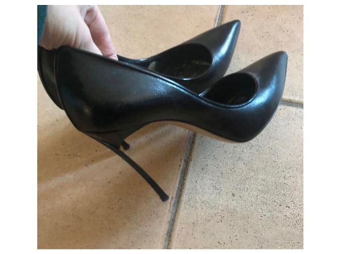 Zapatos de tacón Casadei Lama en piel negra Negro - vista 2