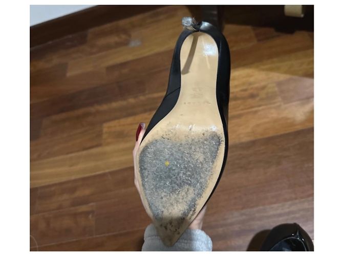 Zapatos de tacón Casadei Lama en piel negra Negro - vista 3
