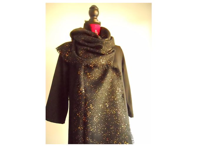 Stola in misto viscosa DESIGUAL Nero - vista 11