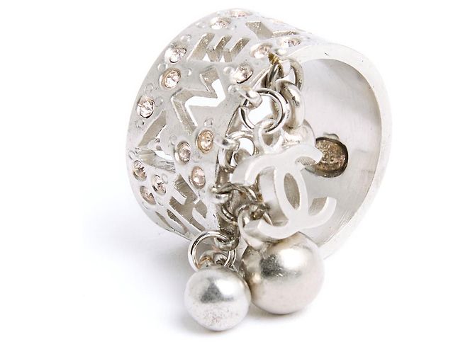 Chanel 06C Ring TDD53/54 Resort 06 Silber Metall Ring US6 3/4 - Ansicht 2