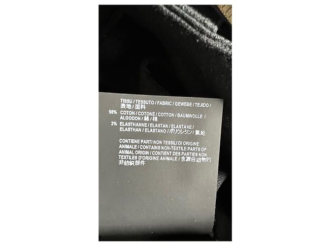 Vaqueros ajustados negros de denim Saint Laurent D05 - vista 7