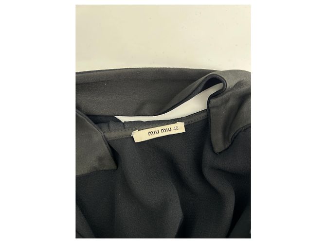 Miu Miu Kleid T.IT 40 Viskose Schwarz - Ansicht 5