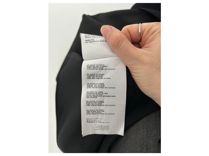 Miu Miu Kleid T.IT 40 Viskose Schwarz - Ansicht 7
