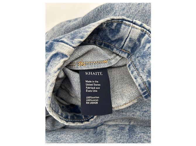 Faldas Khaite T.US 26 Algodón Azul - vista 3