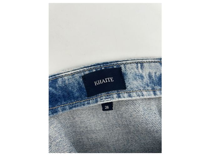 Faldas Khaite T.US 26 Algodón Azul - vista 4
