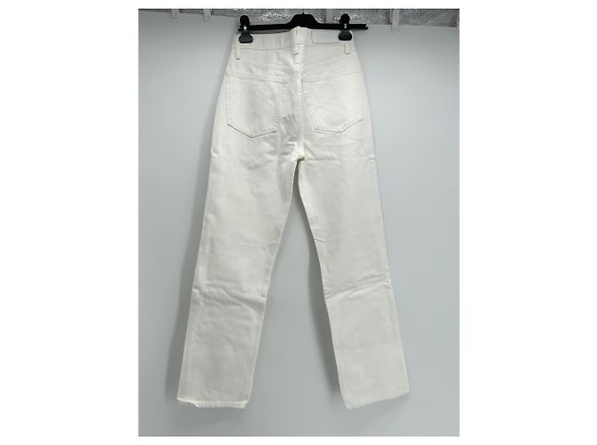 Pantalones Re/Done T.International XS Algodón Blanco - vista 2