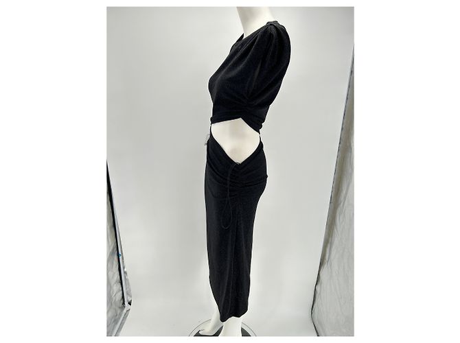 Autre Marque In The Mood For Love Kleid T.International M Polyester Schwarz - Ansicht 4