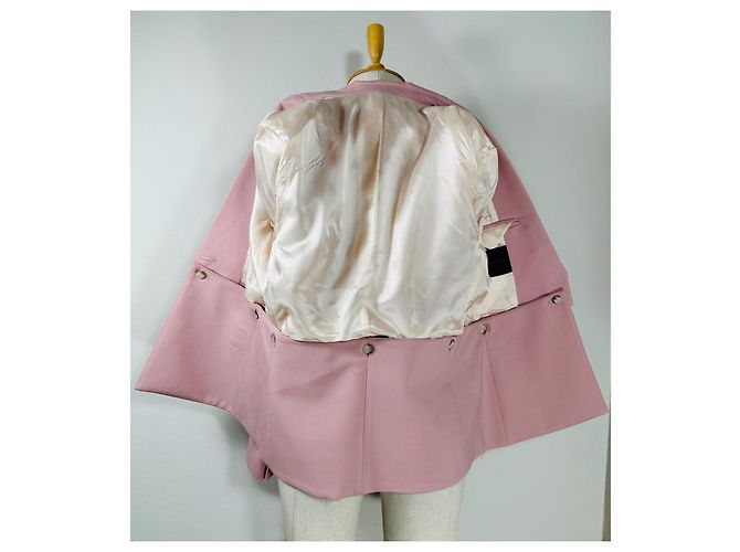 Autre Marque Blazer Eudon Choi de lana rosa - vista 8