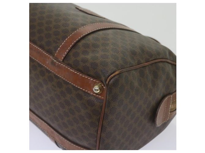 Céline CELINE Borsa Boston in tela macadam PVC Marrone Auth am5885 - vista 15