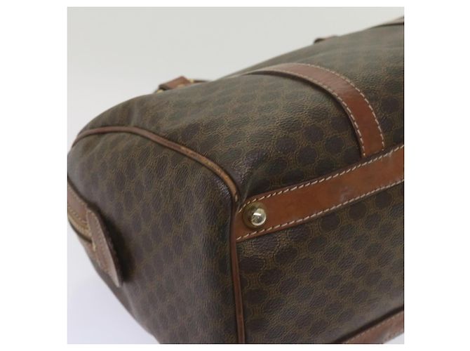 Céline CELINE Borsa Boston in tela macadam PVC Marrone Auth am5885 - vista 17