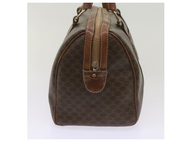 Céline CELINE Borsa Boston in tela macadam PVC Marrone Auth am5885 - vista 4