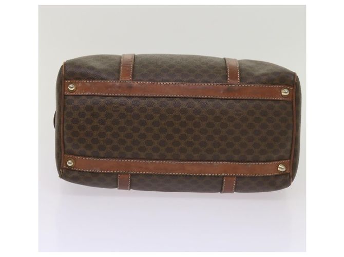 Céline CELINE Borsa Boston in tela macadam PVC Marrone Auth am5885 - vista 5